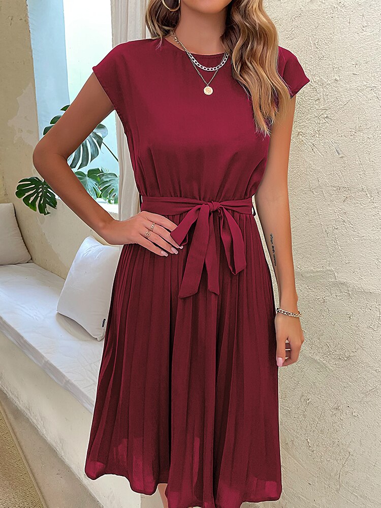 Vestido feminino de renda bordado