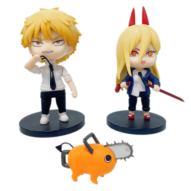 Chainsaw Man ganha colecionáveis de Nendoroids de Denji e Power